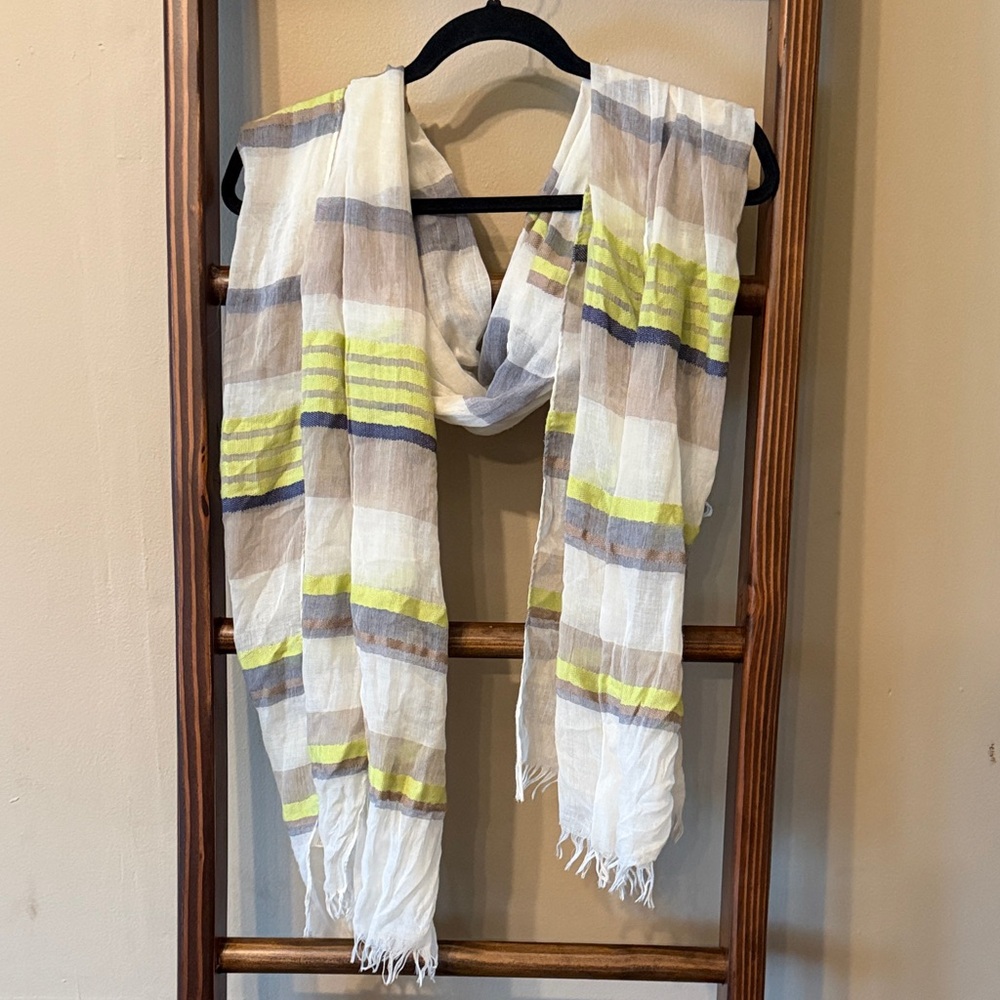 Lucky Brand Multicolor Striped Scarf